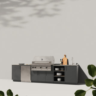 Grill, Sink, Refrigeration & Functional Storage