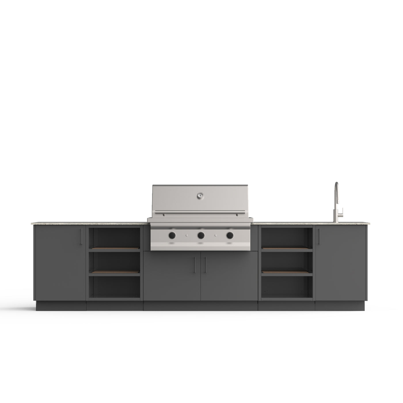 Grill, Sink & Functional Storage – Urban Bonfire